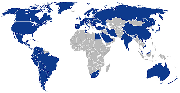 ISTQB现包括美国、英国、德国、法国、中国、日本、挪威、加拿大、澳大利亚等47个成员国和地区。